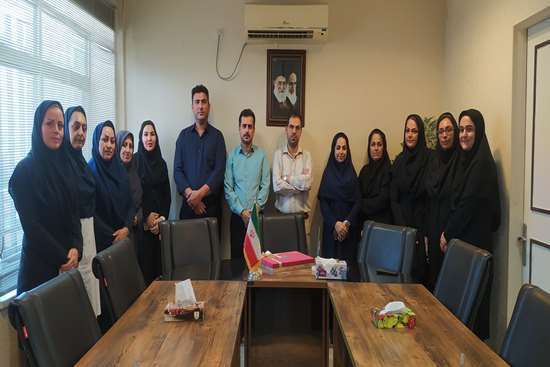دیدار پرسنل دانشکده پردیس علوم پزشکی بندرانزلی با رئیس دانشکده به مناسبت روز پزشک 